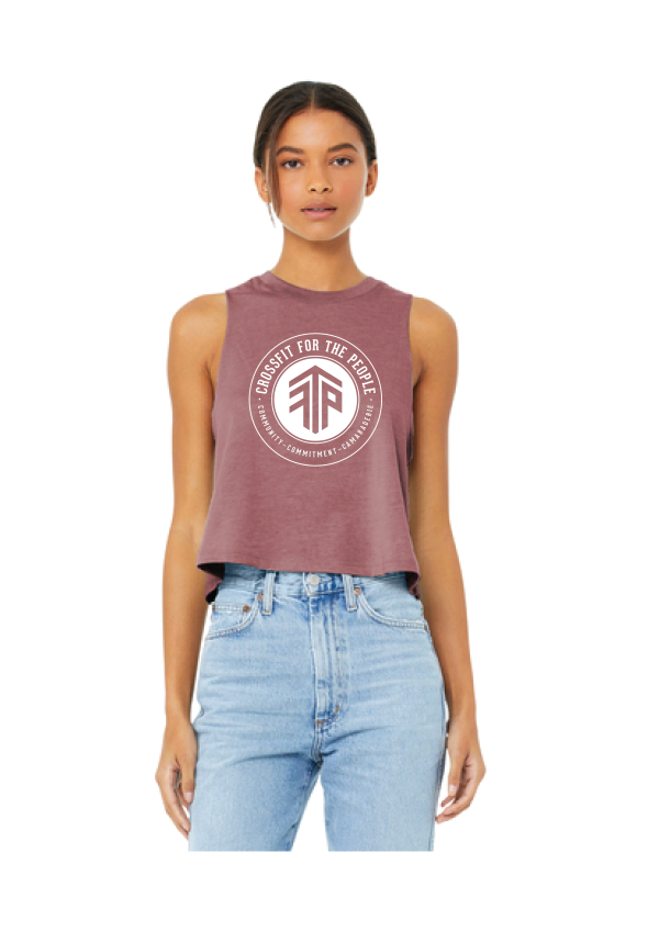 CFTP Womens Racerback Cropped Tank - Image 2