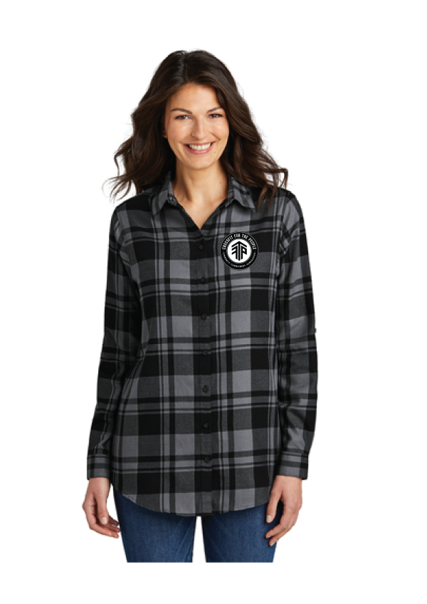 CFTP Womens Embroidered Plaid Flannel